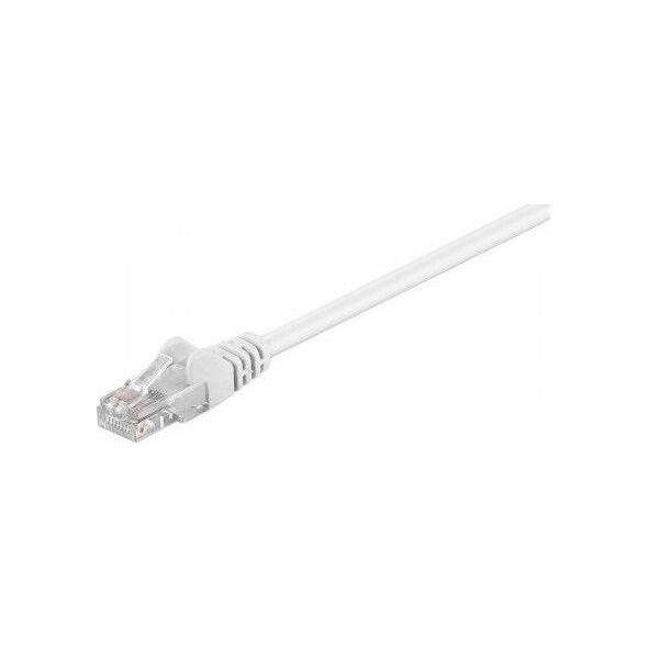 Goobay Goobay 68502 CAT 5e patch cable, U/UTP, white, 10m