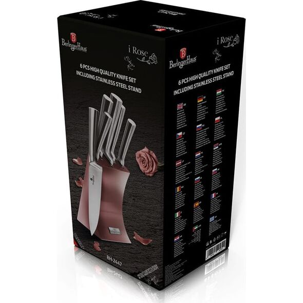Berlinger Haus ZESTAW NOŻY 6 ELE. BERLINGER HAUS ROSE GOLD BH-2447