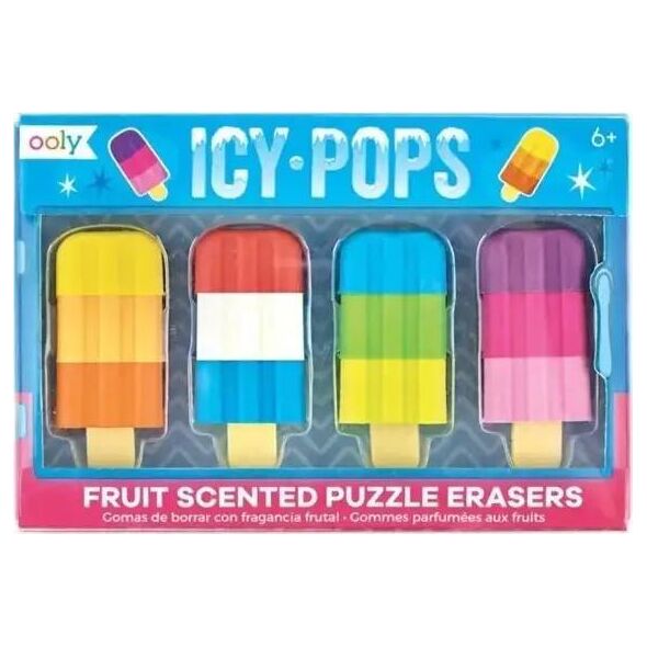 Kolorowe Baloniki Gumki do ścierania Lody na patyku