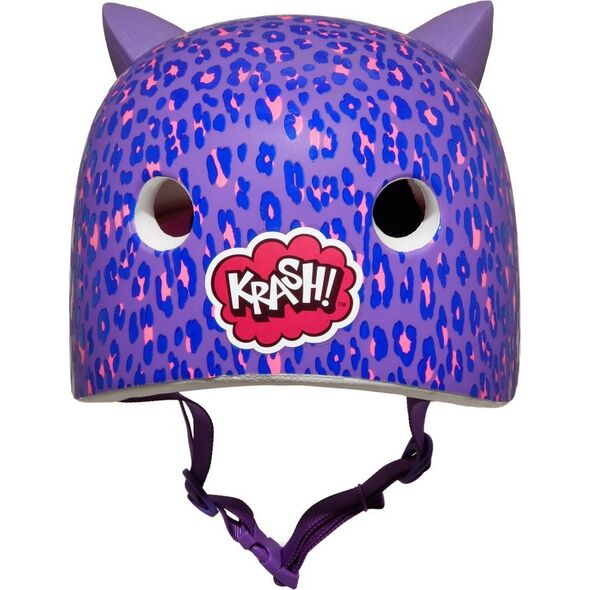 C-PREME Kask dziecięcy juniorski C-PREME LEOPARD KITTY roz. M YOUTH 8+ (54-58 cm) (NEW)