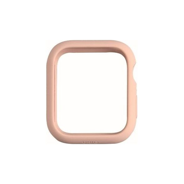 Uniq UNIQ etui Lino Apple Watch Series 5/4 44MM różowy/blush pink