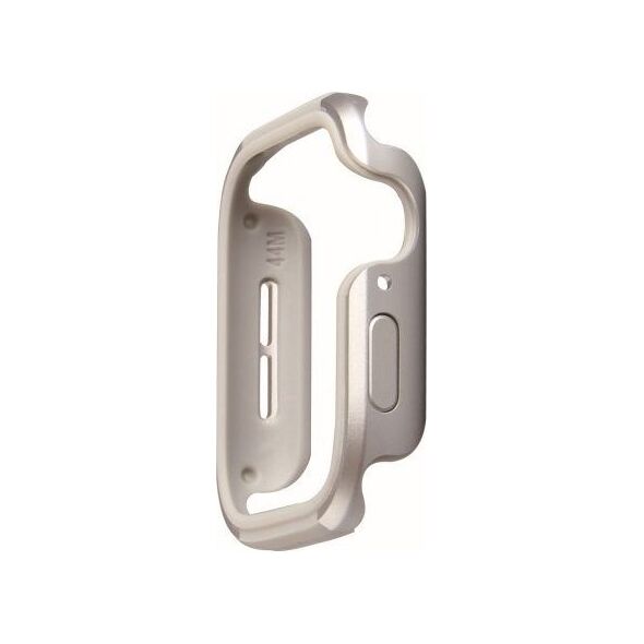 Uniq UNIQ etui Valencia Apple Watch Series 5/ 4 40MM srebrny/titanium silver