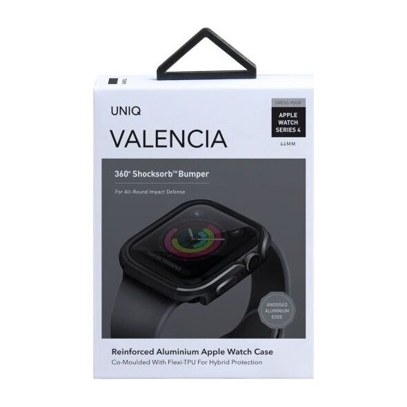 Uniq UNIQ etui Valencia Apple Watch Series 5/ 4 44MM szary/gunmetal grey