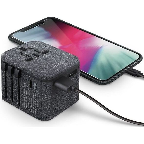 Ładowarka Uniq 2x USB-A 3 A (UNIQ137GRY)