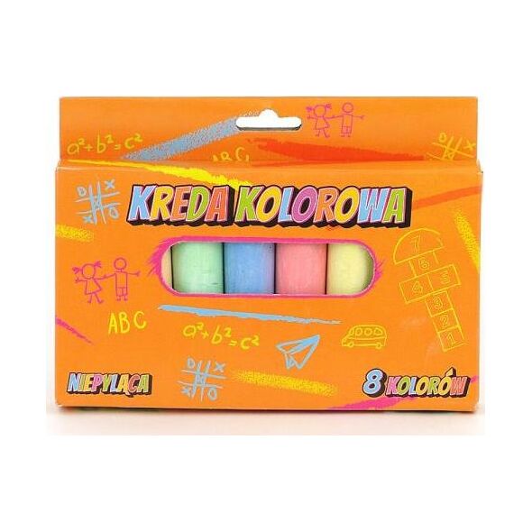 Adar Kreda 8 kolorów gruba (413177)