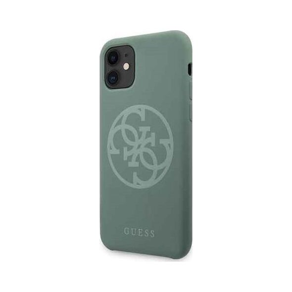 Guess Guess GUHCN65LS4GKA iPhone 11 Pro Max khaki hard case Silicone 4G Tone On Tone