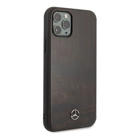 Mercedes Mercedes MEHCN65VWOBR iPhone 11 Pro Max hard case brązowy/brown Wood Line Rosewood