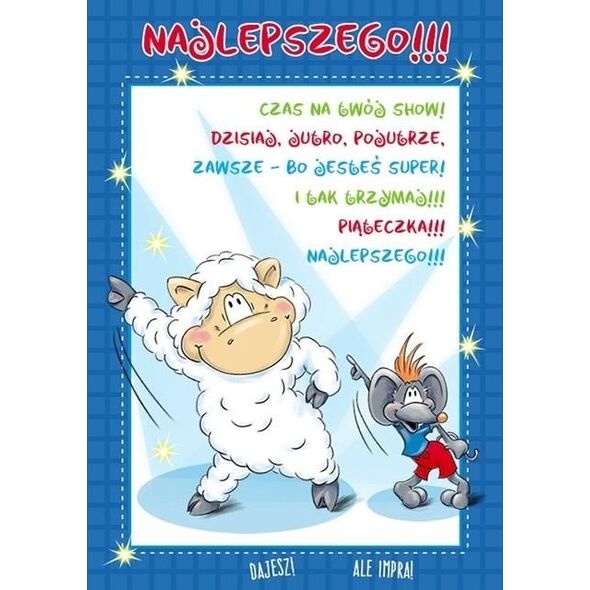 Stamp Karnet Smile B6 + koperta wzór nr 04