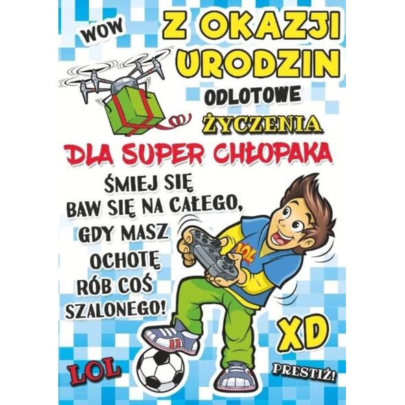 Stamp Karnet Young B6 + koperta wzór nr 029 Urodziny