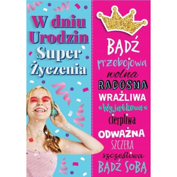 Stamp Karnet Bueno B6 + koperta wzór nr 03 Urodziny