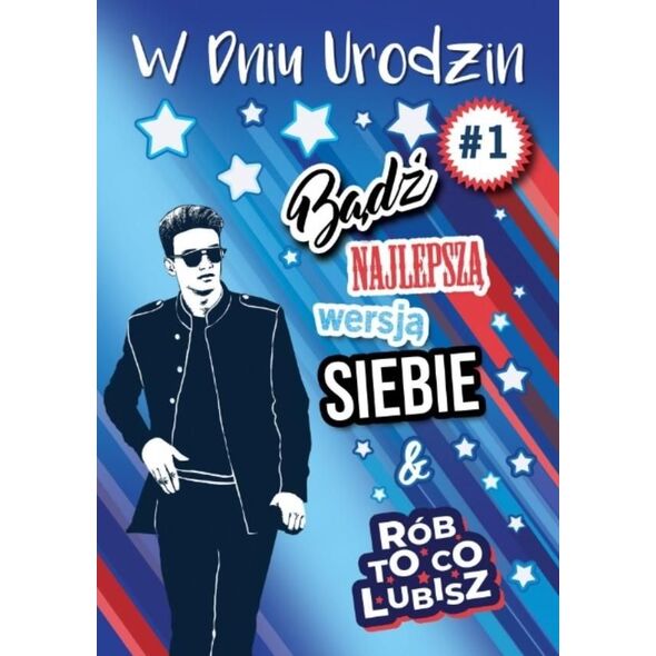 Stamp Karnet Bueno B6 + koperta wzór nr 05 Urodziny