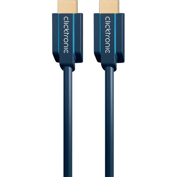 Kabel Clicktronic HDMI - HDMI 2m granatowy (40990)