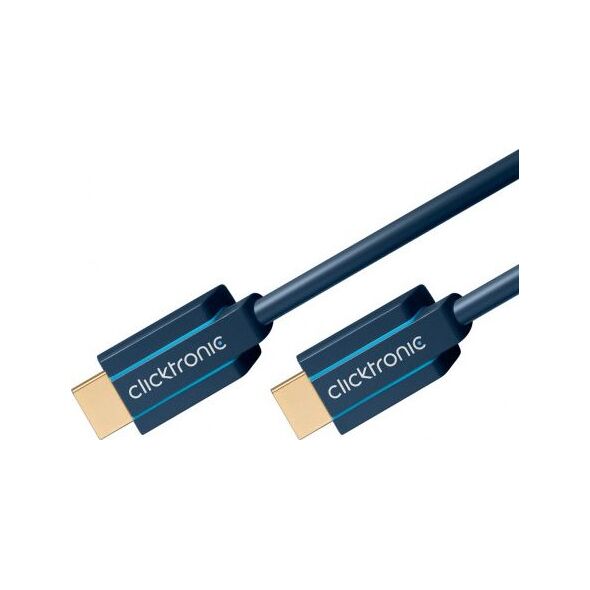 Kabel Clicktronic HDMI - HDMI 2m granatowy (40990)