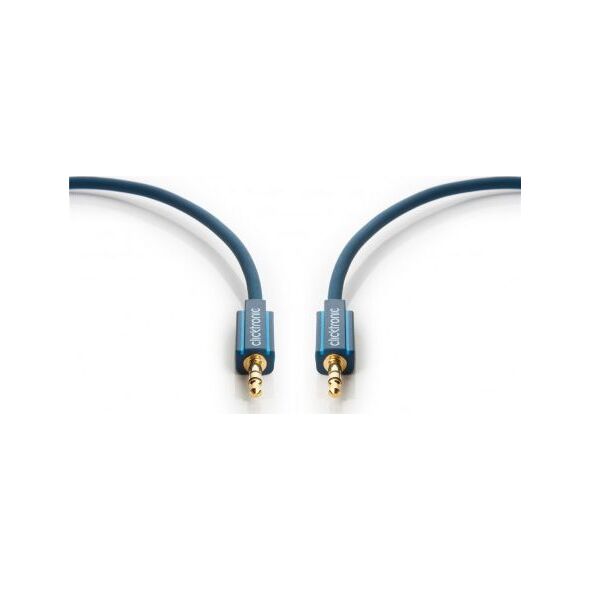 Kabel Clicktronic Jack 3.5mm - Jack 3.5mm 5m granatowy (JAB-1339084)