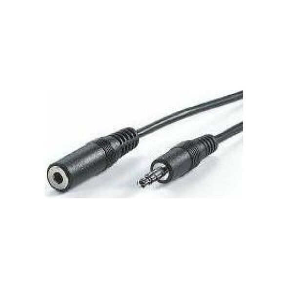 Kabel Roline Jack 3.5mm - Jack 3.5mm 5m czarny (JAB-758371)
