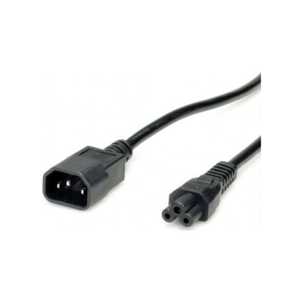 Kabel zasilający Value VALUE Power Cable C14 to C5. Black. 1.8m