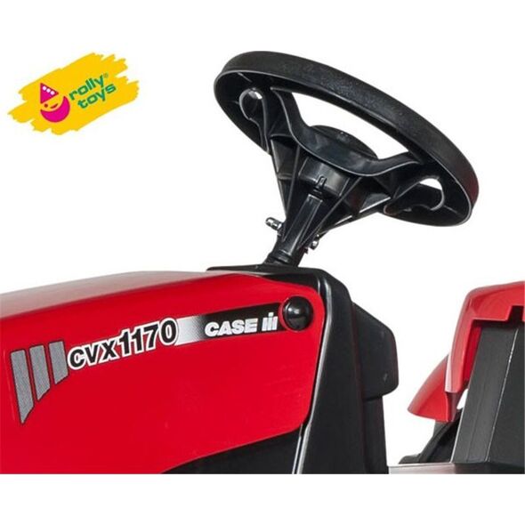 Rolly Toys rolyKid traktor na pedały Case z przyczepką