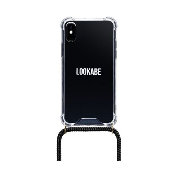 Lookabe LOOKABE Crossbody Phone Clear Case Black | iPhone X / Xs