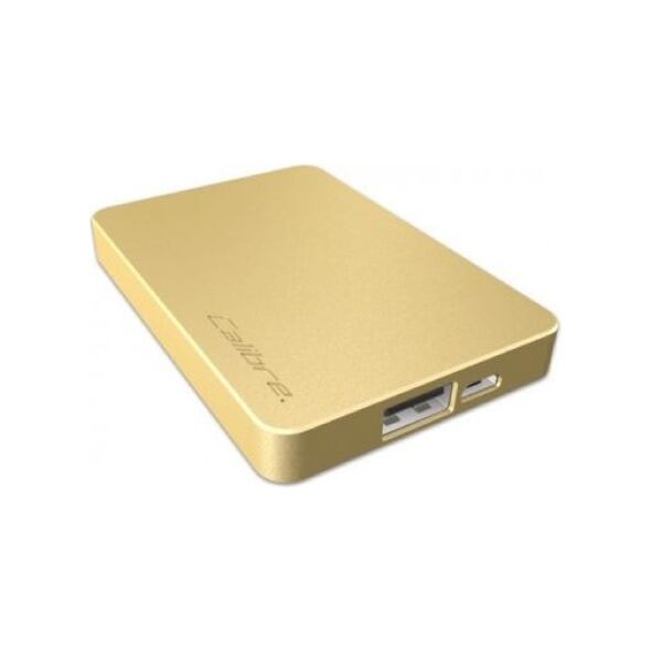 Powerbank Calibre Ultra Go Nano 2500mAh Złoty