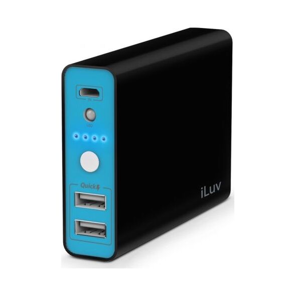 Powerbank iLuv MyPower 10400mAh Czarno-niebieski
