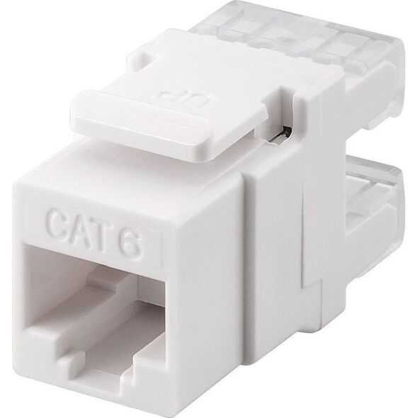 Goobay Goobay 95740 Keystone module RJ45 CAT 6, UTP, 250 MHz, white