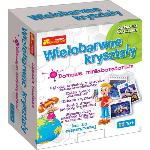 Ranok Domowe minilaboratorium - Wielobarwne kryształy