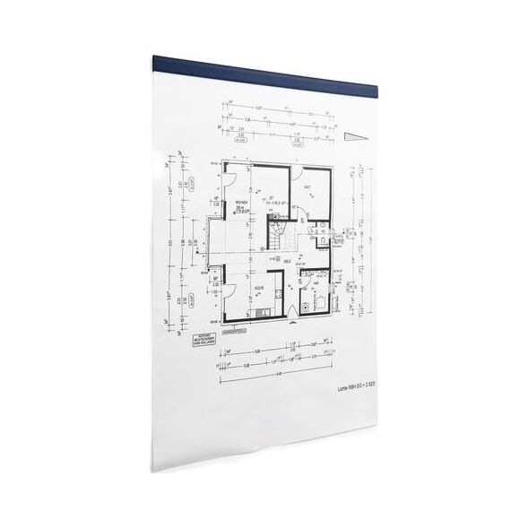 Durable DURABLE DURAFIX RAIL 210mm Klemmleiste 5 Stück d.-blau