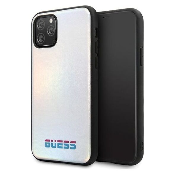 Guess Guess GUHCN58BLD iPhone 11 Pro srebrny /silver hard case Iridescent