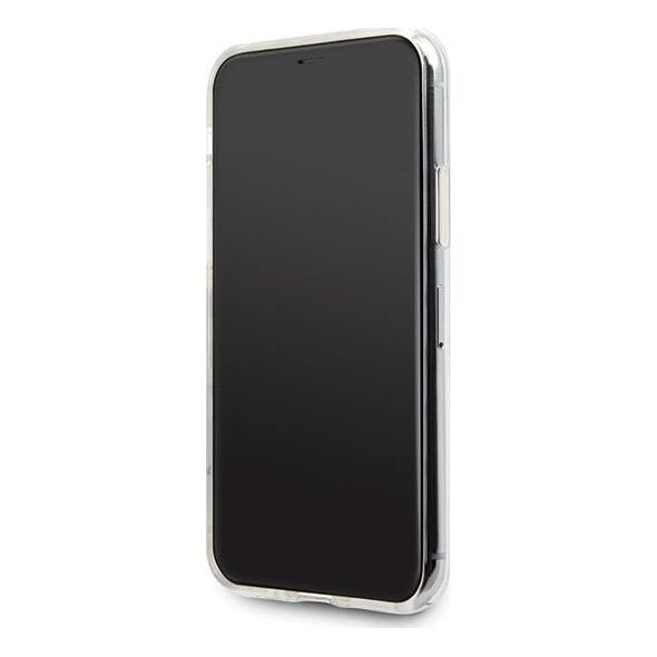 Guess Guess GUHCN65PCUGLGPI iPhone 11 Pro Max różowo-złoty/gold pink hard case Gradient Glitter