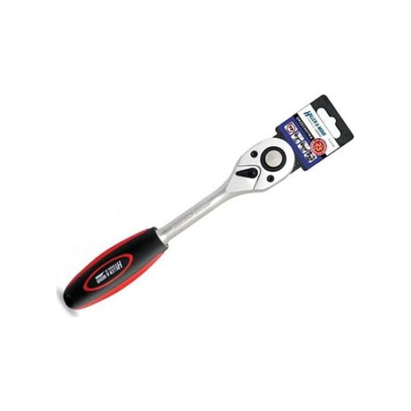 Dedra Grzechotka 1/2"", 72T, CRV 6140, prosta dwu-mater.uchwyt
