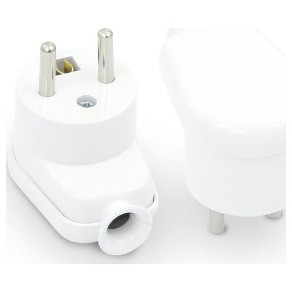 Volteo WTYCZKA KĄTOWA ROZBIERALNA, 2P+Z, 16A, 250V BIAŁA