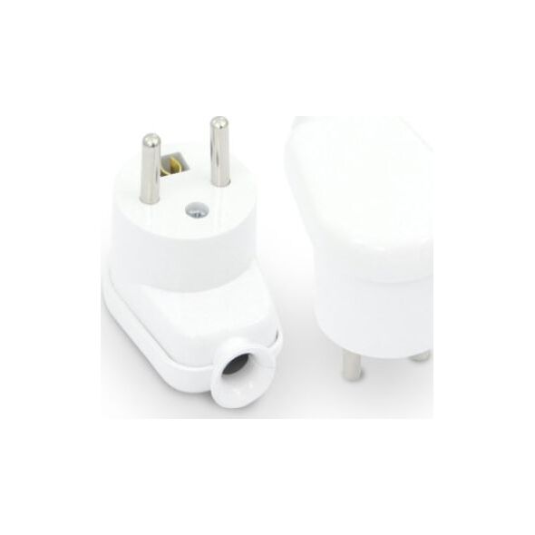 Volteo WTYCZKA KĄTOWA ROZBIERALNA, 2P+Z, 16A, 250V BIAŁA