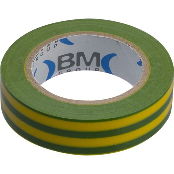 Beta Tools TAŚMA ELEKTROIZOLACYJNA 10M*15MM ŻÓŁTO-ZIELONA