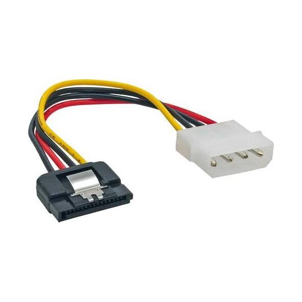 InLine Molex - SATA, 0.3m, Wielokolorowy (29670D)