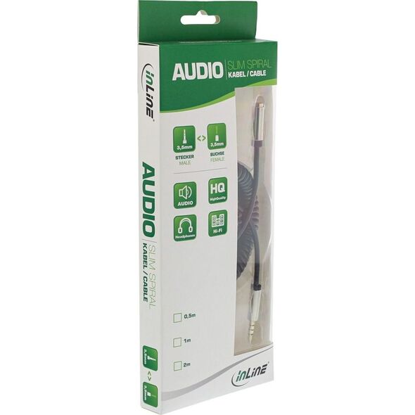 Kabel InLine Jack 3.5mm - Jack 3.5mm 2m srebrny (99282)