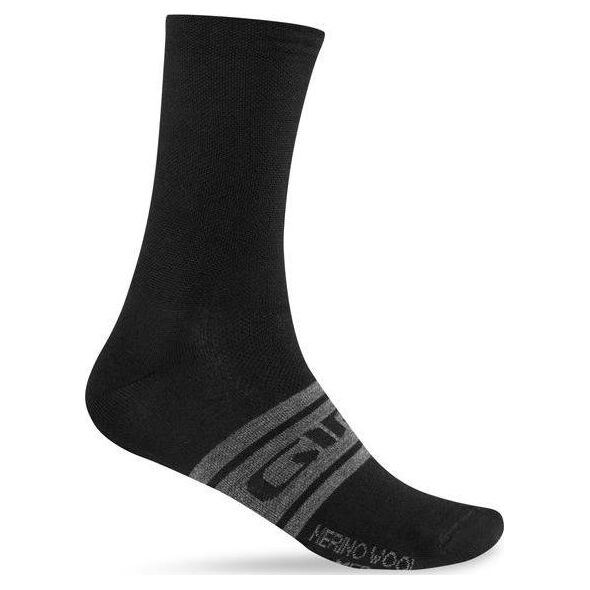 Giro Skarpety GIRO SEASONAL MERINO WOOL black charcoal roz. L (43-45)