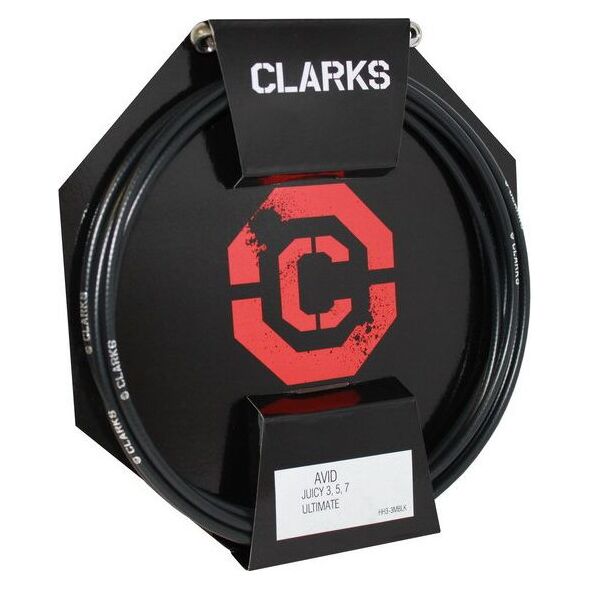 Clarks Przewód hamulca hydraulicznego CLARK'S AVID (Juicy 3, Code) z końcówkami przód tył 3000mm czarny