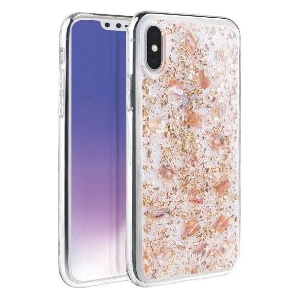 Uniq UNIQ etui Lumence Clear iPhone Xs Max różowo-złoty/Rosedale rose gold