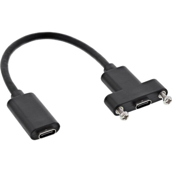 Adapter USB InLine USB-C - USB-C Czarny  (33441H)