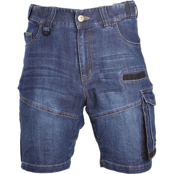 Lahti Pro spodenki krótkie jeansowe niebieskie stretch ze wzmocnieniem "M" (L4070702)