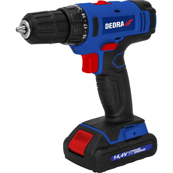 Wiertarko-wkrętarka Dedra DED7878B 14.4 V 1 x akumulator 1.5 Ah