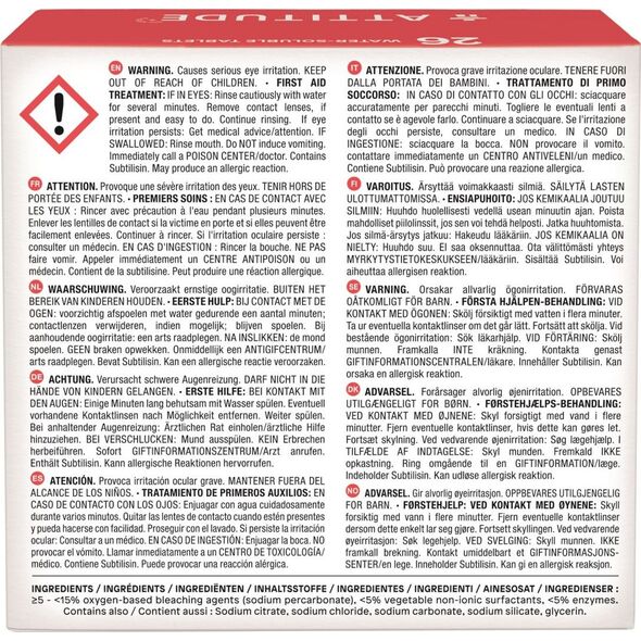 Attitude Tabletki do zmywarki Rozpuszczalne saszetki (26 szt), 520 g
