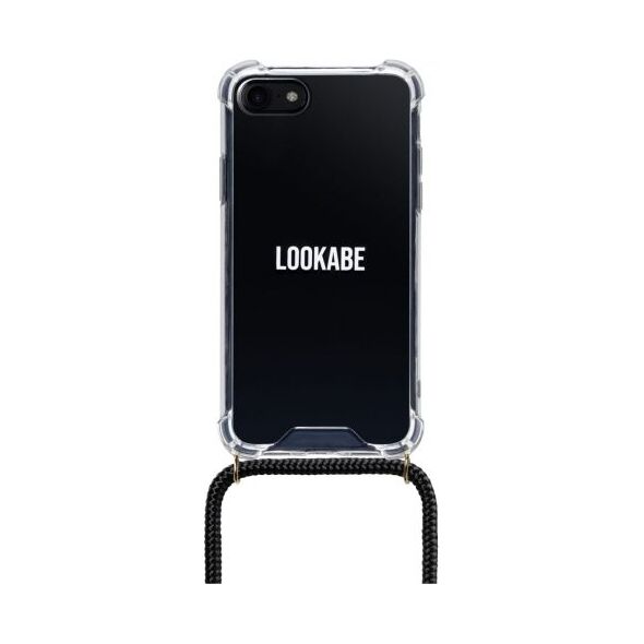 Lookabe LOOKABE Crossbody Phone Clear Case Black | iPhone 7 / 8