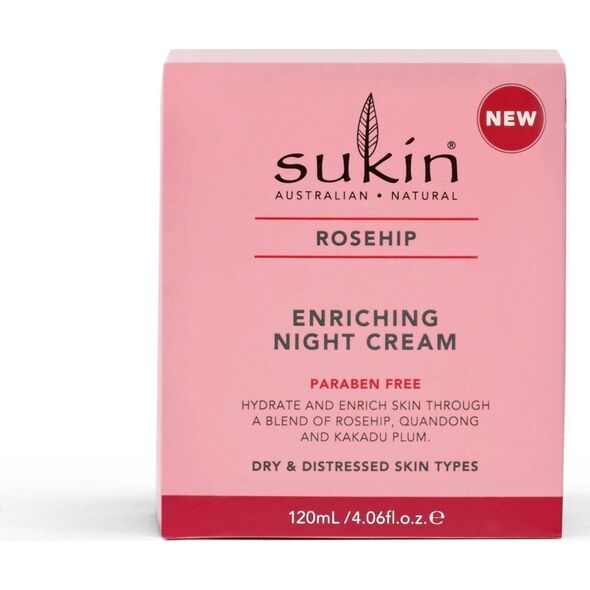 Sukin Krem do twarzy Rosehip odżywczy 120ml