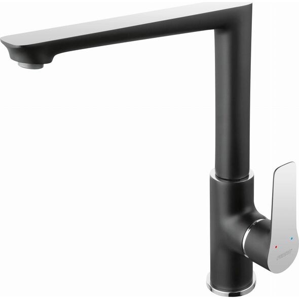 Bateria kuchenna Ferro BDR4BLC BATERIA ADORE ZLEWOZMYW. 1-OTW. CZARNY-CHROM // BF.BDR4BLC