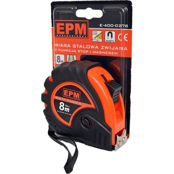 EPM miara zwijana Anti-Shock 8m x 25mm (E-400-0278)
