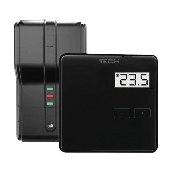 Tech Sterownik ST-294V2 pokojowy bezprzewodowy dwustanowy czarny