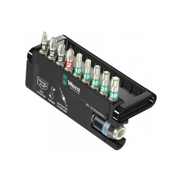 Wera zestaw bitów PH/PZ/TX Bit-Check 10 Stainless 1 (5071110001)