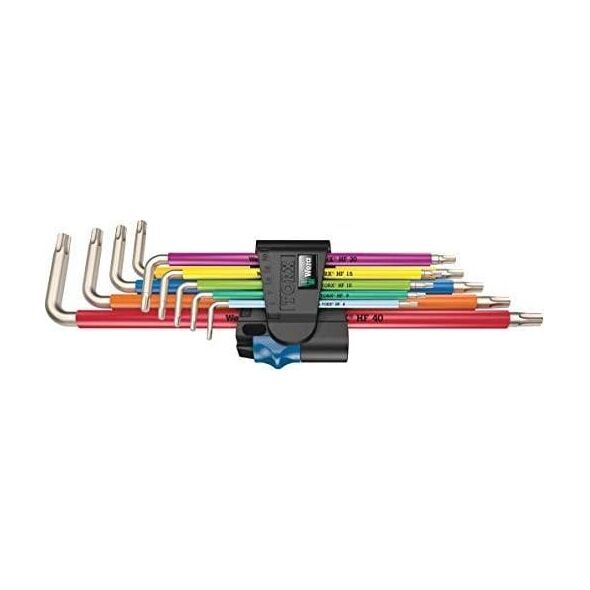 Wera WERA 3967/9 TX SXL Multicol. HF Stainless 1 Winkelschlüsselsatz