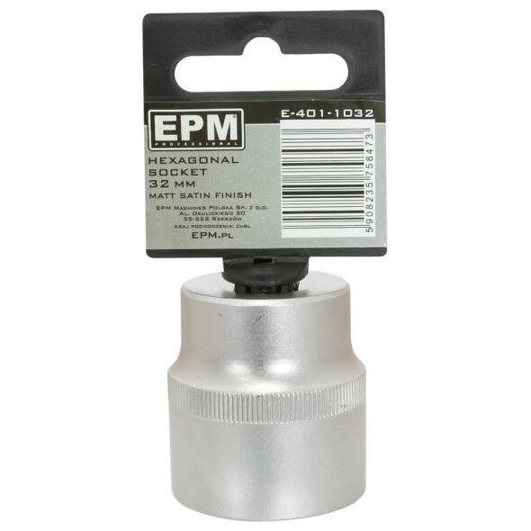 EPM NASADKA KRÓTKA 1/2&#039|&#039|&#039|&#039| 6-KĄTNA SATIN 12MM